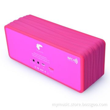 NFC Bluetooth Handsfree Speaker with Amazing Sound Quality 2,600mAh Battery and 45mm Dual-driver